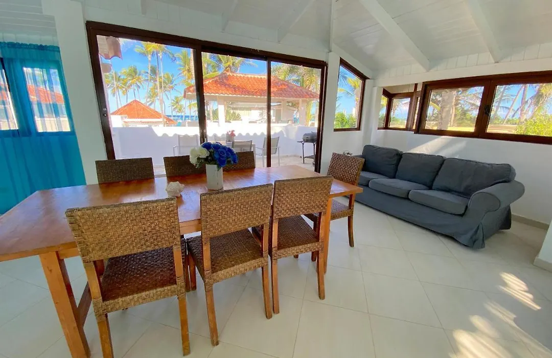 Playa Bavaro - Ocean View From Terrace Villa 9 Guests Wifi-1
